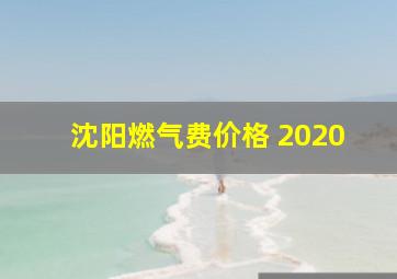 沈阳燃气费价格 2020